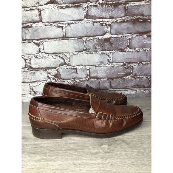 Cole Haan Dark Brown Leather Penny Loafers Casual Shoes Men’s Sz 10.5W US/44EU - Picture 16 of 16